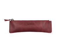 Londo Echtleder Federmäppchen mit Reißverschluss - Elegantes Bleistift Etui, Multifunktionales Schlampermäppchen und Stiftetasche für Büro, Reise & Alltag