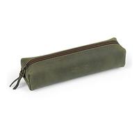 Londo Echtleder Federmäppchen mit Reißverschluss - Multifunktionales Bleistift Etui, Schlampermäppchen und Stiftetasche für Büro, Reise & Alltag
