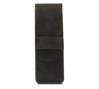Londo Echtleder Pen- und Bleistift Etui mit Umschlag - Stiftemäppchen, Schreibwaren Tasche für Büro & Reise