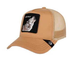 Lone Wolf Trucker Cap by Goorin Bros. beige One Size