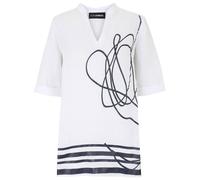Long-Bluse 3/4-Arm Doris Streich weiss 54