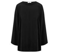 Long-Bluse zum Schlupfen Peter Hahn schwarz 42