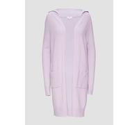 Long-Cardigan mit Kapuze 36 lila 2118908.4703.36