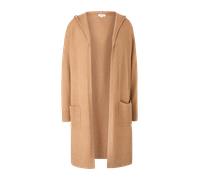 Long-Cardigan mit Kapuze 42 braun