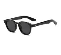 Long Keeper Retro Runde Sonnenbrille - Vintage Kleine Sonnenbrille Rund Herren Damen Klassische Unisex Retro Runde Brille Johnny Depp Brille mit UV400 Schutz