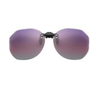 Long Keeper Sonnenbrillen Aufsatz Brille Damen Herren Clip On Sonnenbrille Polarisiert für Brille Runde Sonnenbrille Zum Aufstecken mit UV Schutz