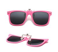Long Keeper Sonnenbrillen Aufsatz Brille Polarisiert - Kinder Sonnenbrillen Clip Kinderbrille für Brille, Brillenträger, mit UV Schutz für Jungen Mädchen