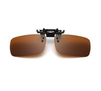 Long Keeper Sonnenbrillen Clip Polarisiert - Randlose Sonnenbrillen Aufsatz Brille, Polarisierte Flip Up Clip On Sonnenbrille Aufsatz für Brille Damen Herren