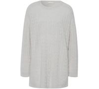 Long-Pullover aus 100% Kaschmir Peter Hahn grau 42/44