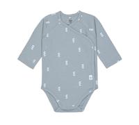 Long Sleeve Body GOTS Blocks light blue, - 74/80, 7-12 months, american neckline