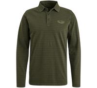 PME Legend - Long sleeve polo Subtle stripe rosin - Gr. - XXL
