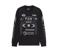 Long Sleeve Shirt Fox Image Cosmo MW Oversized Black S