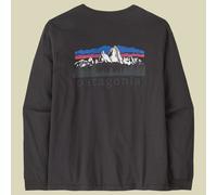 Patagonia - L/S Fitz Roy Foothills T-Shirt - Longsleeve, Gr. XL, grau/schwarz (InkBlack)