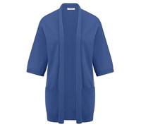 Long-Strickjacke 3/4-Arm Peter Hahn blau 38