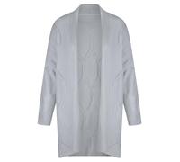 Long-Strickjacke aus Kaschmir Peter Hahn blau 36