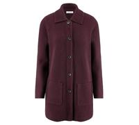 Long-Strickjacke aus Schurwolle und Kaschmir Peter Hahn lila 38