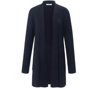 Long-Strickjacke Peter Hahn blau 42