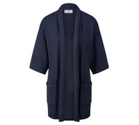 Long-Strickjacke Peter Hahn blau 44