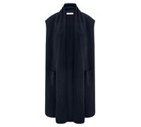 Long-Strickweste Peter Hahn blau 36/38