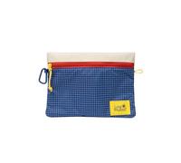 Long Weekend Reißverschlusstasche für den täglichen Gebrauch I Größe S/M/L I Creme Multicolor I Large