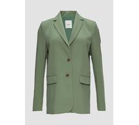 Longblazer aus Twill mit Reverskragen 48 Grün 2149870.7369.48