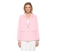 Longblazer BETTY BARCLAY "Damen mit Reverskragen", Damen, Gr. 46, pink dolphin, Obermaterial: 96% Polyester, 4% Elasthan. Futter: 100% Polyester, lässig geschnitten normal, Blazer Longblazer (15181515