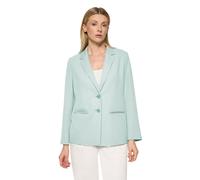 Longblazer BETTY BARCLAY "Damen mit Reverskragen", Damen, Gr. 48, gray mist, Obermaterial: 96% Polyester, 4% Elasthan. Futter: 100% Polyester, lässig geschnitten normal, Blazer Longblazer (58599111-48