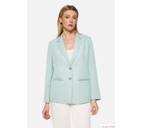Longblazer BETTY BARCLAY "Damen mit Reverskragen", Damen, Gr. 38, gray mist, Obermaterial: 96% Polyester, 4% Elasthan. Futter: 100% Polyester, lässig geschnitten normal, Blazer Longblazer (58599111-38