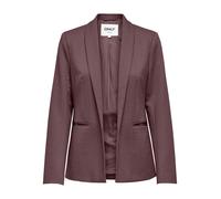 Longblazer ONLY "ONLESKA-ADDY LIFE L/S HB BLAZER CC TLR", Damen, Gr. 36, rose braun detail:herringbone, Web, Obermaterial: 45% Polyamid, 36% Polyester, 15% Viskose, 4% Elasthan, Fischgratmuster, unifa