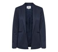 Longblazer ONLY "ONLESKA-ADDY LIFE L/S HB BLAZER CC TLR", Damen, Gr. 40, night sky detail:herringbone, Web, Obermaterial: 45% Polyamid, 36% Polyester, 15% Viskose, 4% Elasthan, Fischgratmuster, unifar