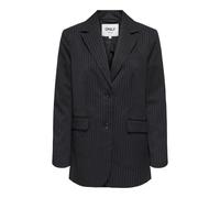 Only Damen Jacke Schwarz V-Ausschnitt Elegante Optik - Größe: 36