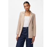 Pieces Blazer Bossy (Bozzy) – Loose Fit Longblazer – Silber Mink XL