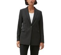 s.Oliver BLACK LABEL Longblazer aus Viskosemischung in Schwarz, Größe 42, Artikelnr. 140381042 Schwarz 42 47% Viskose, 47% Polyester, 6% Elasthan