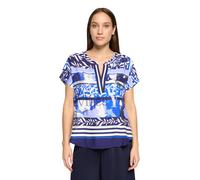 Betty Barclay - Longbluse blau/weiß - Gr. - 44