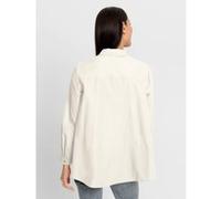 Longbluse HEINE, Damen, Gr. 40, beige (champagner), 50% Baumwolle, 50% Polyester, unifarben, Blusen Longbluse (64053065-40) champagner