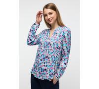 Longbluse ETERNA "LOOSE FIT", Damen, Gr. 36, weiß, mehrfarbig, 100% Viskose, normal, Blusen Longbluse (17736523-36)