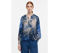 Longbluse ETERNA "LOOSE FIT", Damen, Gr. 40, azurblau, 100% Viskose, Blusen Longbluse (37408345-40)