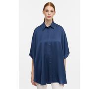Longbluse ETERNA "OVERSIZE FIT", Damen, Gr. 34, blau (indigo), 100% Viskose, Blusen Longbluse (49066069-34)