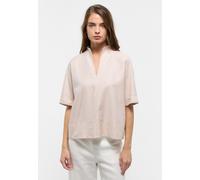Longbluse ETERNA "OVERSIZE FIT", Damen, Gr. 38, sand, 59% cotton, 41% Leinen, Blusen Longbluse, EASY IRON (bügelleicht) (19204602-38)