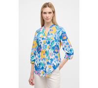 Longbluse ETERNA "REGULAR FIT", Damen, Gr. 36, blau, 100% Baumwolle, Blusen Longbluse (68633409-36) blau