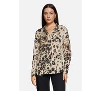 Longbluse BETTY BARCLAY "Damen Longbluse langarm", Damen, Gr. 46, beige (beige, taupe), Obermaterial: 100% Viskose., figurumspielend normal, V-Ausschnitt, Blusen (22131302-46) beige, taupe