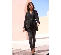 Longbluse LASCANA Gr. 46, schwarz Damen Blusen (60561329-46) schwarz