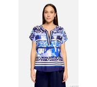 Betty Barclay - Longbluse blau/weiß - Gr. - 44