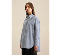Longbluse Streifen Blau 38 (60.632832-0017-38)