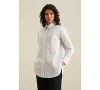 Longbluse Streifen Weiß 34 (60.136512-0001-34)