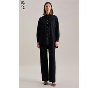 Longbluse Uni Blau 34 (60.632671-0019-34)