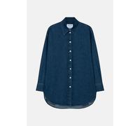Longbluse Uni Blau 48 (60.632911-0018-48)