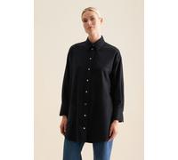 Longbluse Uni Melange Hemdblusenkragen 36 (60.636642-0018-36)