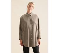 Longbluse Uni Melange Hemdblusenkragen 36 (60.636642-0033-36)