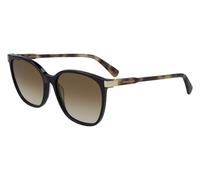 LONGCHAMP Damen LO612S Sonnenbrille, BLACK/HAVANA, 54